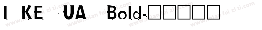 INKE YUAN Bold字体转换